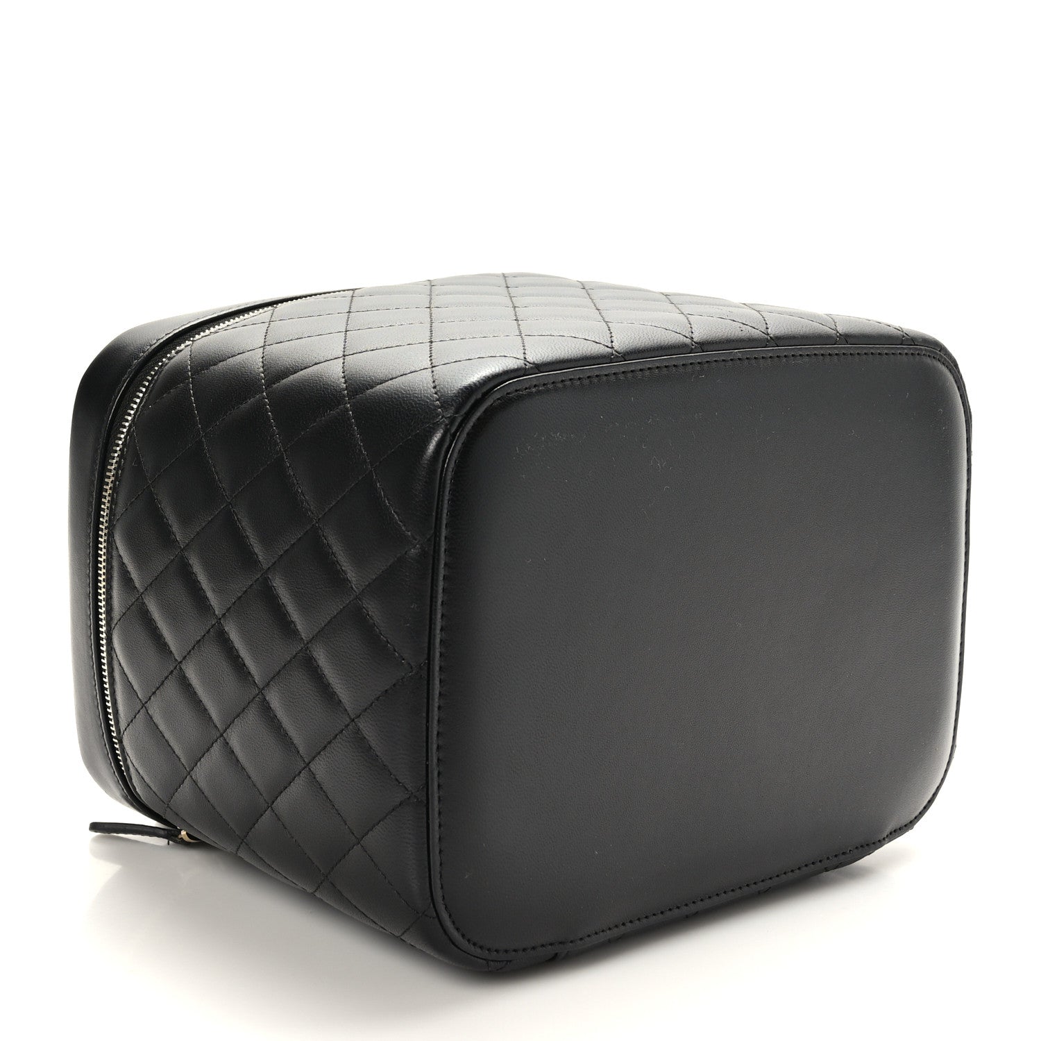 Chanel Lambskin Quilted Large Vanity Pouch Black 4 of 11