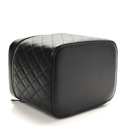 Chanel Lambskin Quilted Large Vanity Pouch Black 4 of 11