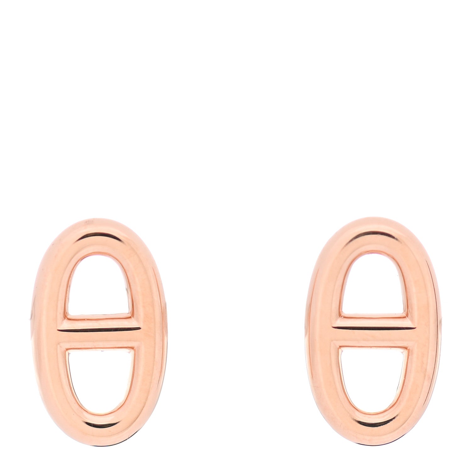 Hermes 18K Rose Gold TPM Farandole Stud Earrings 1 of 6
