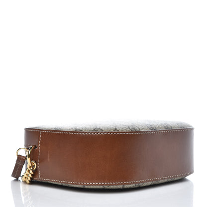 Gucci GG Supreme Monogram Cuoio Toscano Mini Chain Shoulder Bag Beige Ebony Cuir 4 of 10