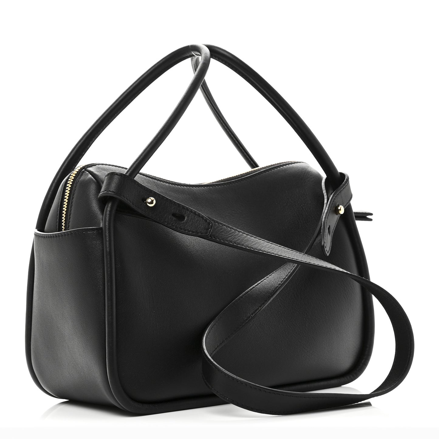 Soft Calfskin Darling Shoulder Bag Black
