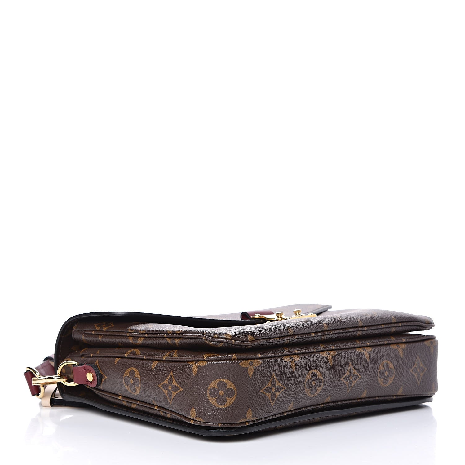 Louis Vuitton Monogram Braided Pochette Metis Safran 4 of 9