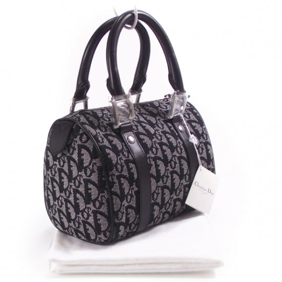 Christian Dior Monogram Small Boston Black 3 of 8