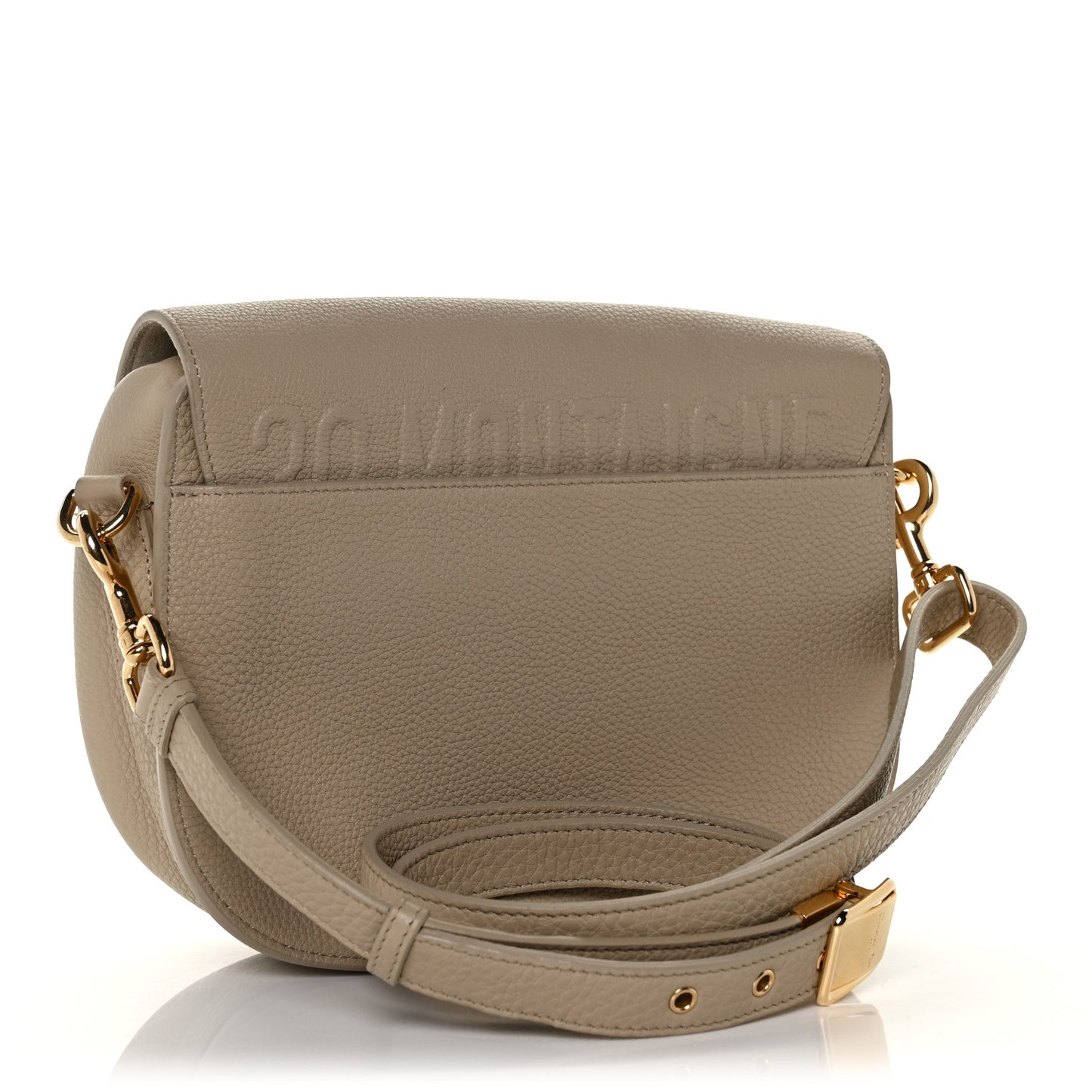 Grained Calfskin Medium Bobby Flap Beige