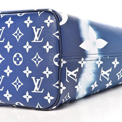 Louis Vuitton Monogram Escale Neverfull MM Blue 11 of 12