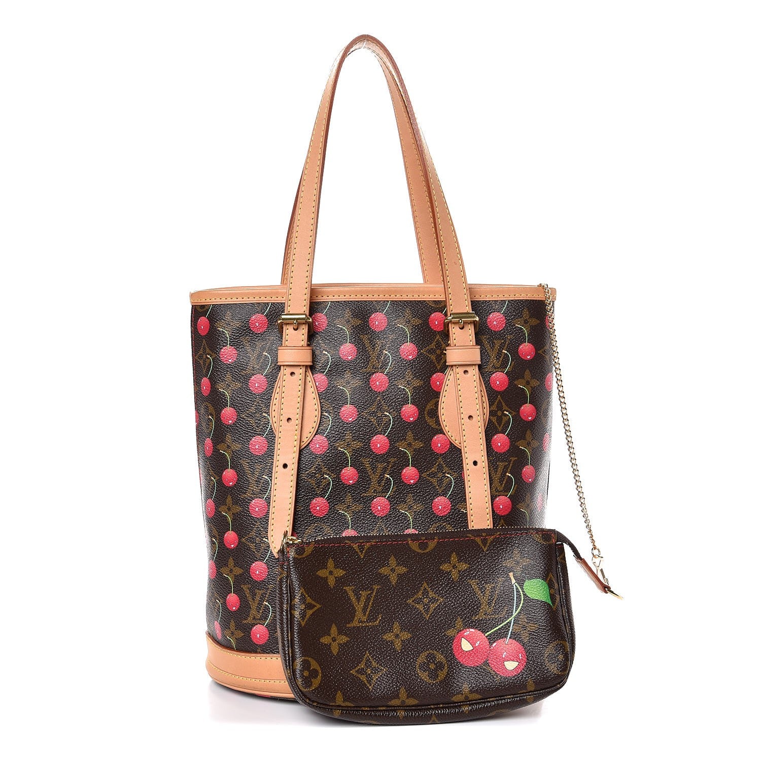 Louis Vuitton Monogram Cerises Bucket Bag 1 of 8
