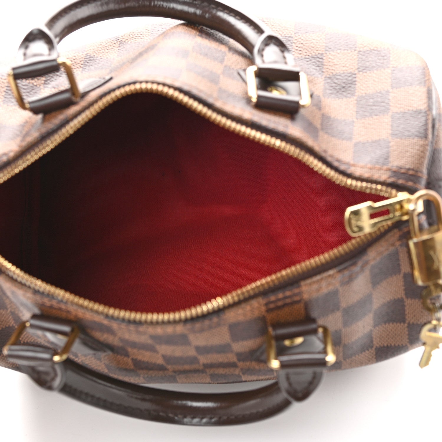 Louis Vuitton Damier Ebene Speedy Bandouliere 25 5 of 9