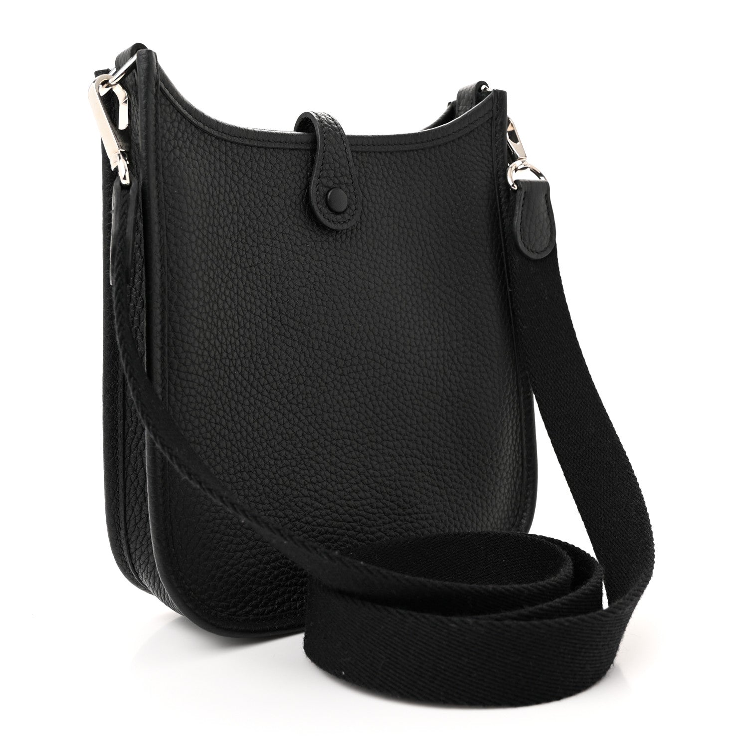 Hermes Taurillon Clemence Evelyne TPM Black 3 of 10