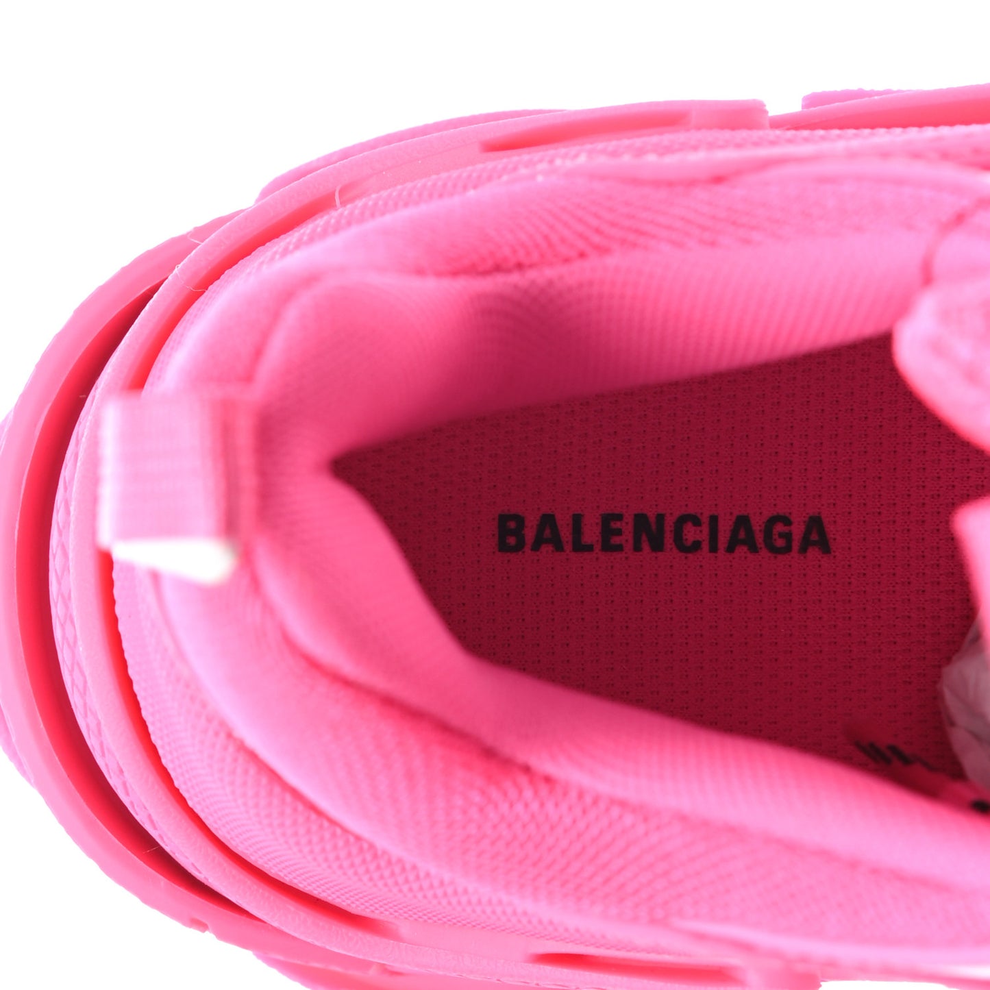 Fabric Mesh Womens Triple S Sneakers 35 Pink
