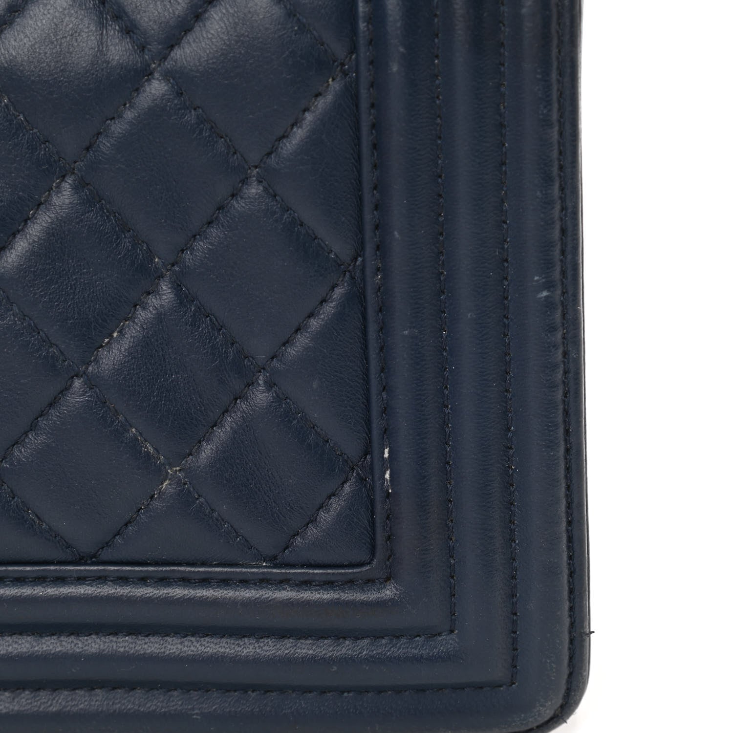 Chanel Lambskin Quilted Medium Boy Flap Blue 11 of 15