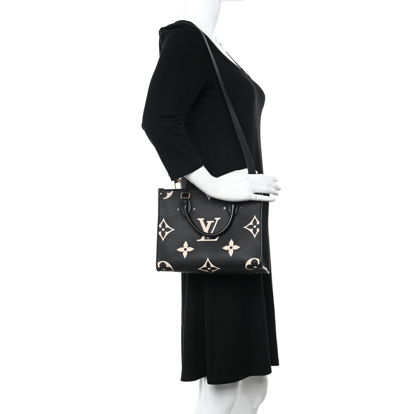 Empreinte Monogram Giant Onthego PM Black Beige
