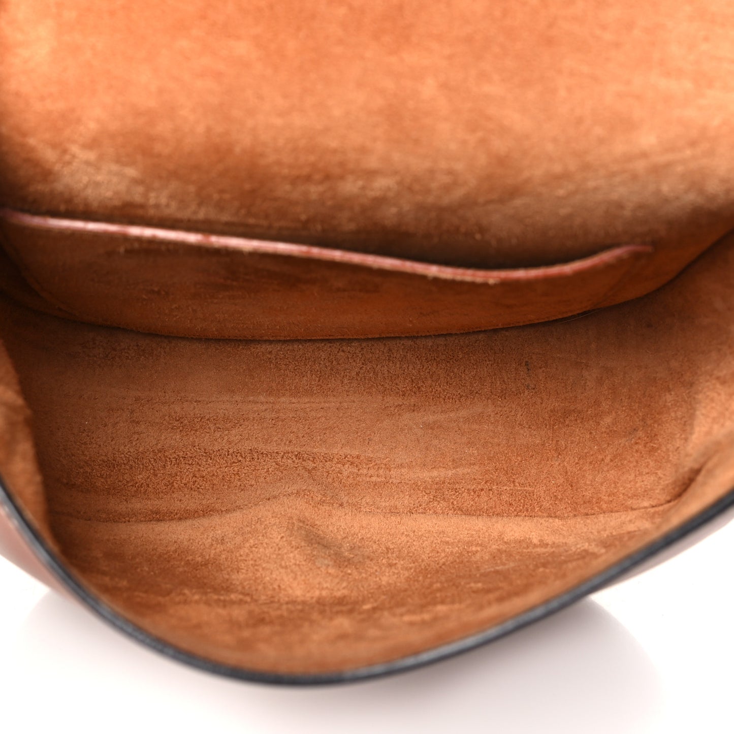 Smooth Calfskin Cuir Triomphe Folco Crossbody Bag Tan