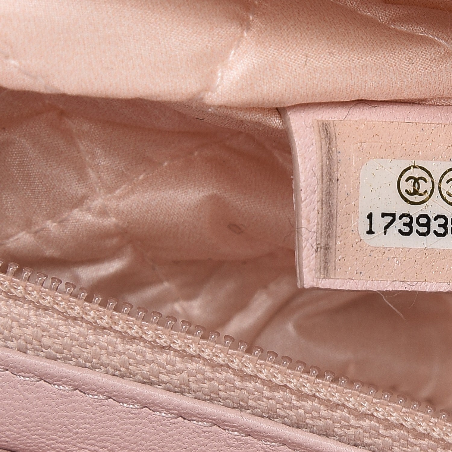 Chanel Lambskin Quilted Flap Cosmetic Case Light Pink 7 of 12