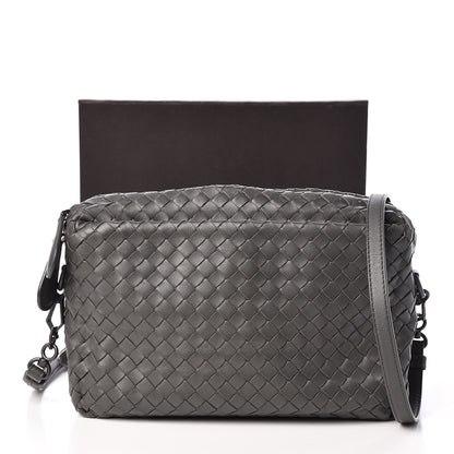 Bottega Veneta Nappa Intrecciato Small Camera Bag New Light Grey 11 of 11