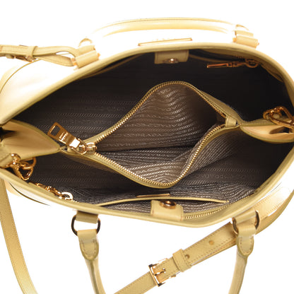 Prada Saffiano Lux Open Promenade Tote Ananas 6 of 17