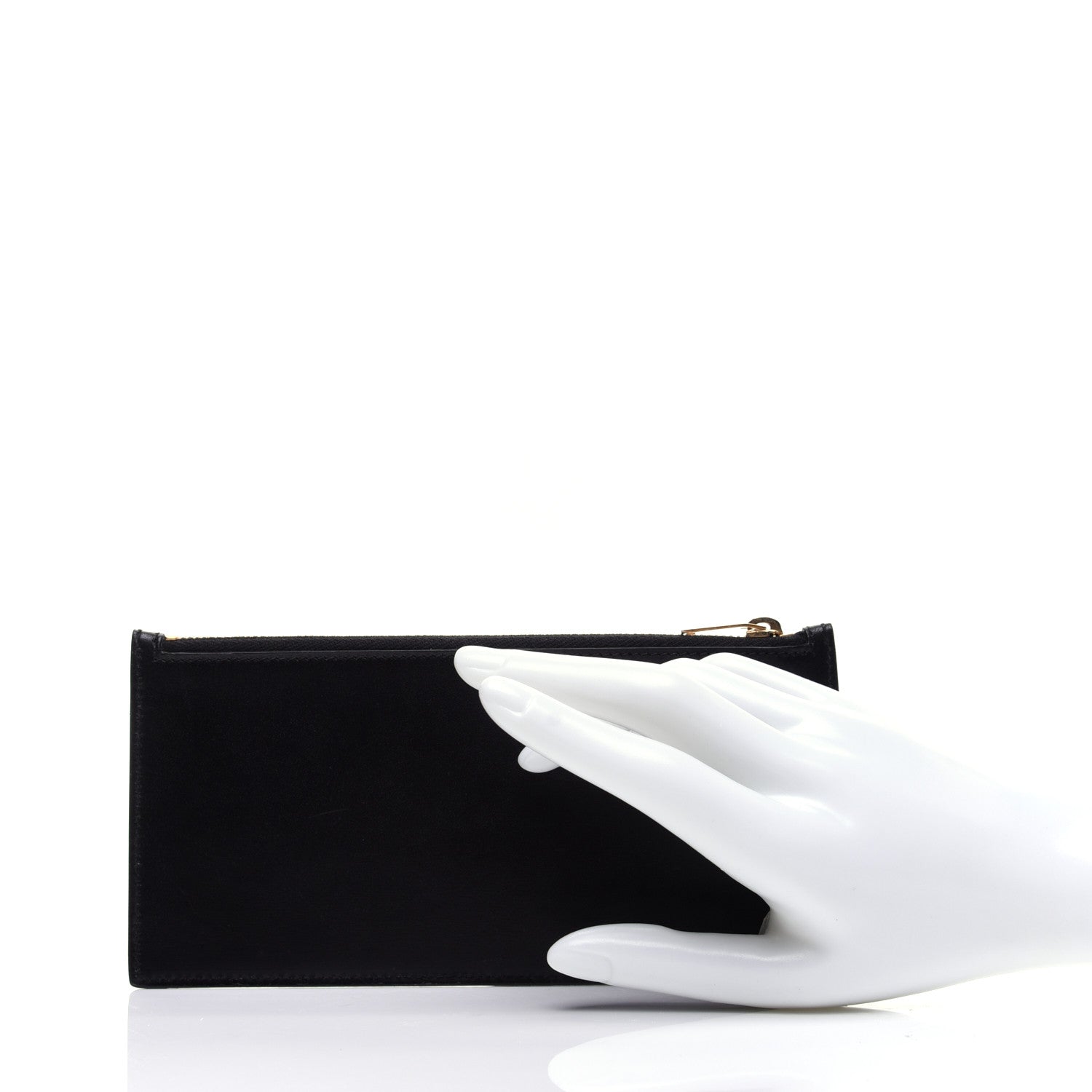 Saint Laurent Calfskin 4 Fragments Zip Pouch Black 2 of 9