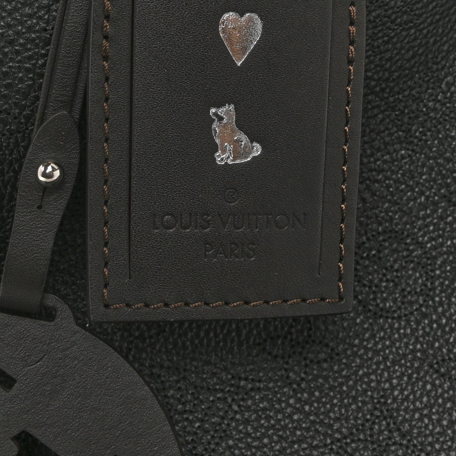 Louis Vuitton Mahina Carmel Hobo Black 10 of 13