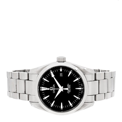 Omega Stainless Steel 36mm Seamaster Aqua Terra Quartz Watch Black 2518.50 2 of 4