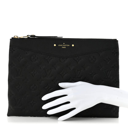 Louis Vuitton Empreinte Daily Pouch Black 2 of 6