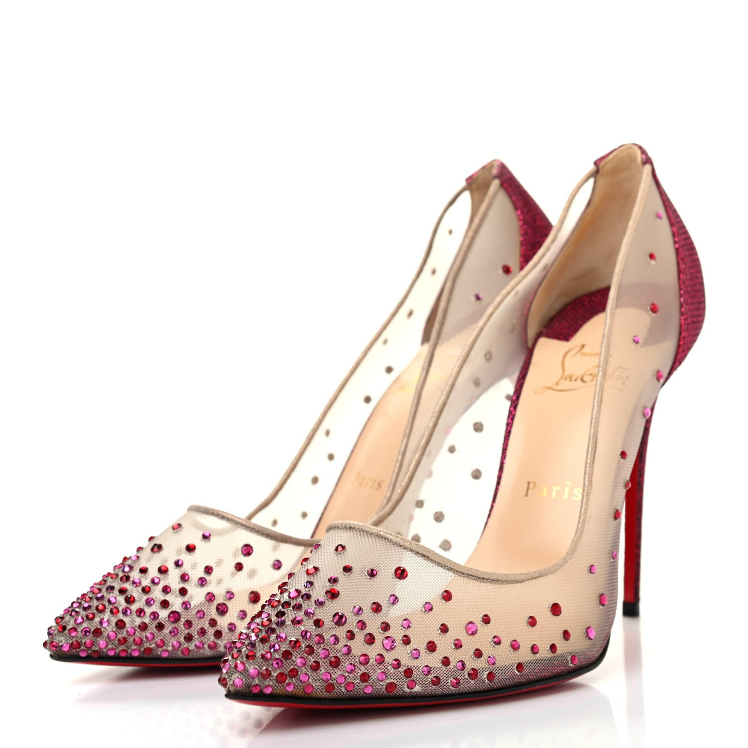 Christian Louboutin Crystal Strass Follies 100 Pumps 39 3 of 7