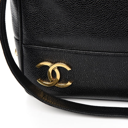 Chanel Caviar CC Shoulder Bag Black 11 of 12