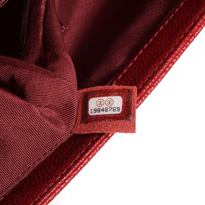 Chanel Caviar New Medium Boy Flap Red 8 of 9