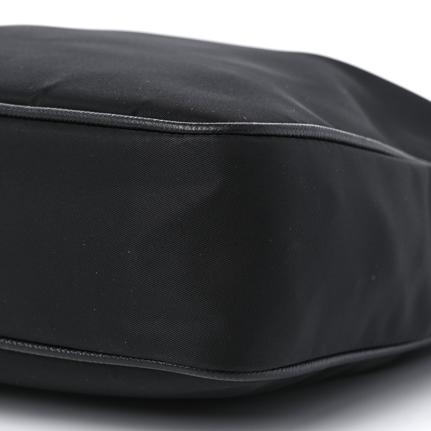 Prada Tessuto Nylon Saffiano Flat Messenger Bag Black 10 of 10