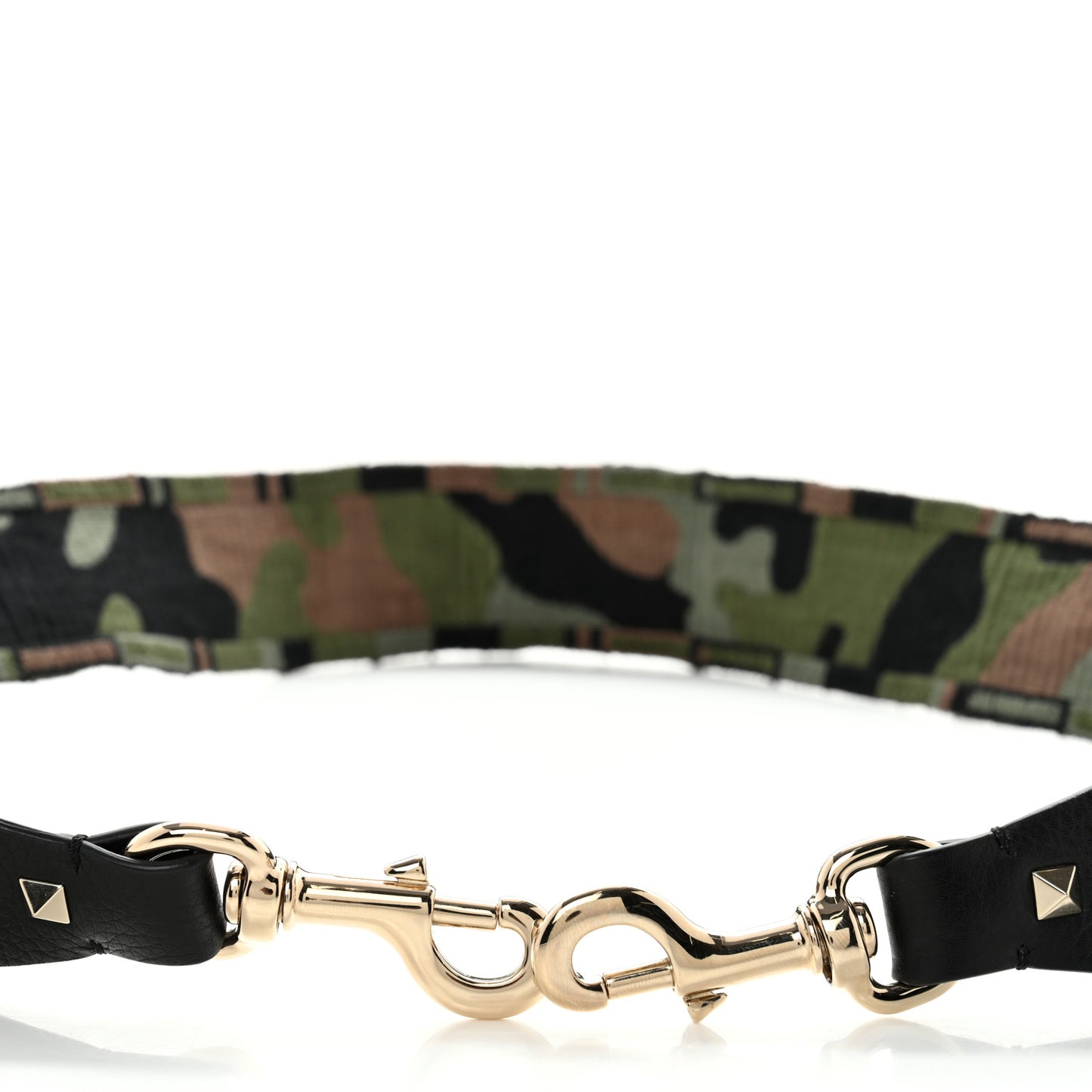 Canvas Camubutterfly Rockstud Guitar Strap Multicolor