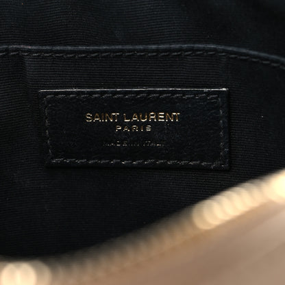Saint Laurent Calfskin Matelasse Monogram Lou Camera Bag Dark Beige 6 of 10