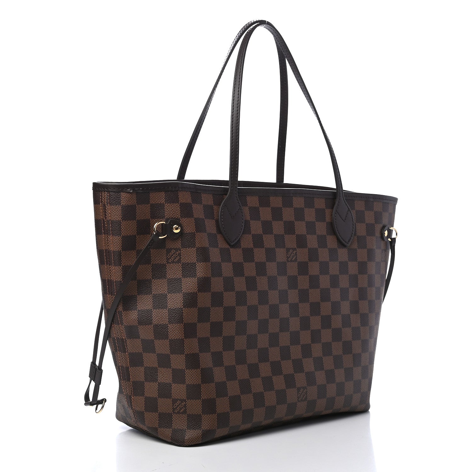 Louis Vuitton Damier Ebene Neo Neverfull MM Rose Ballerine 3 of 6
