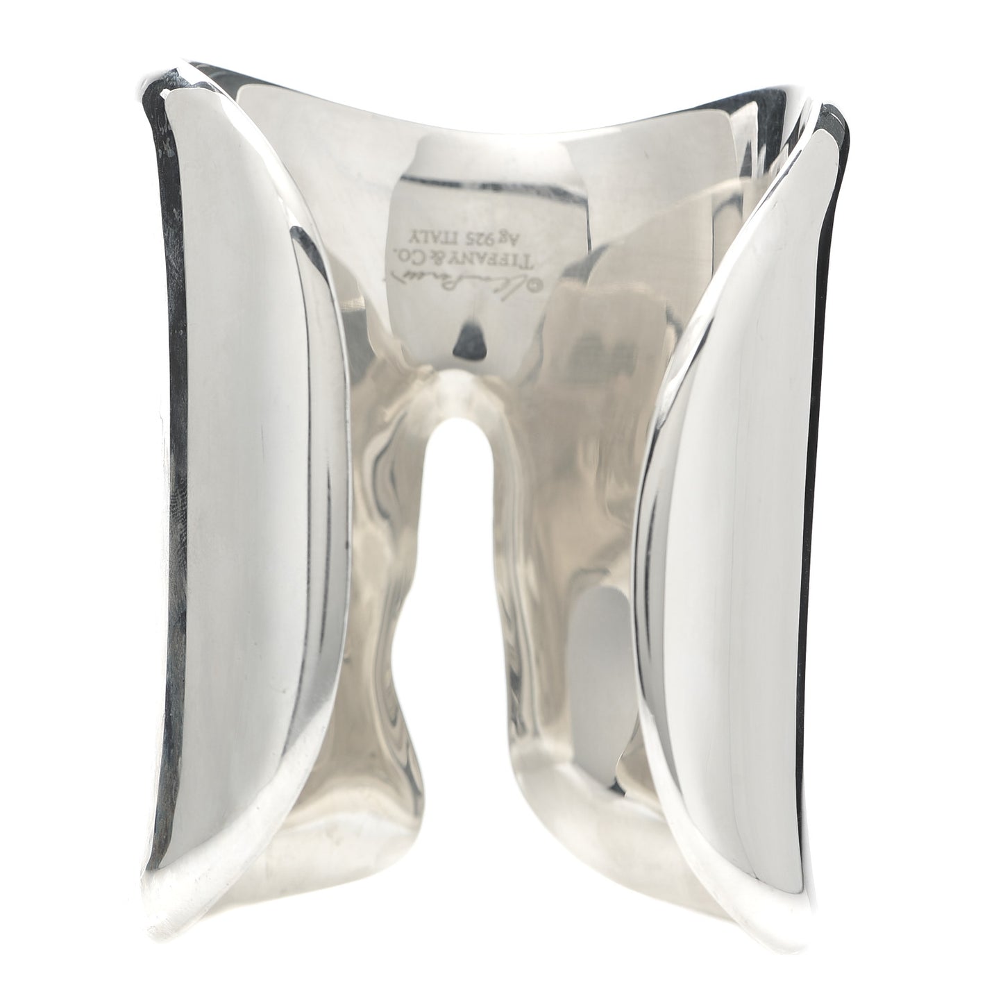 Sterling Silver Large Elsa Peretti Bone Cuff