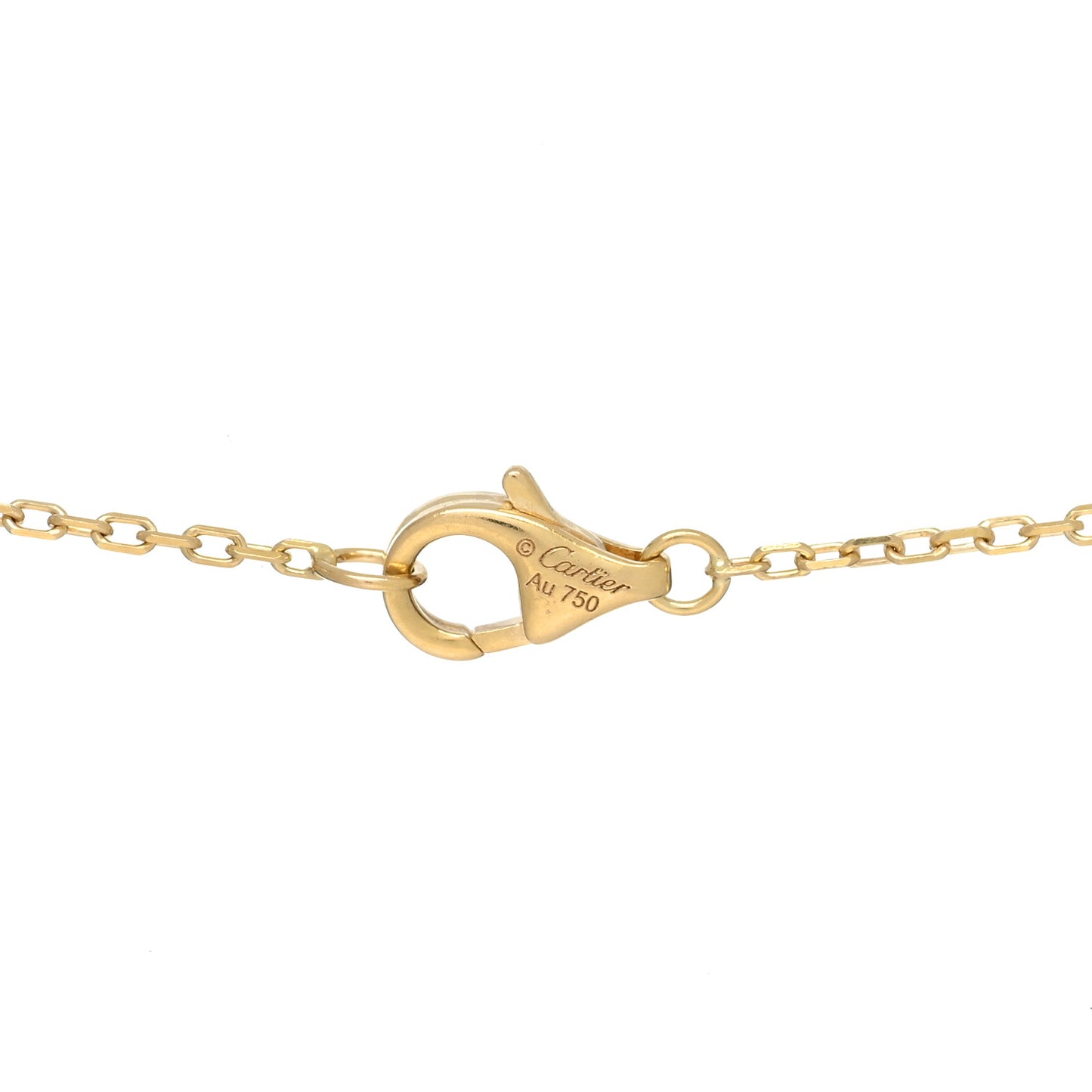 18K Yellow Gold Diamond Juste Un Clou Pendant Necklace