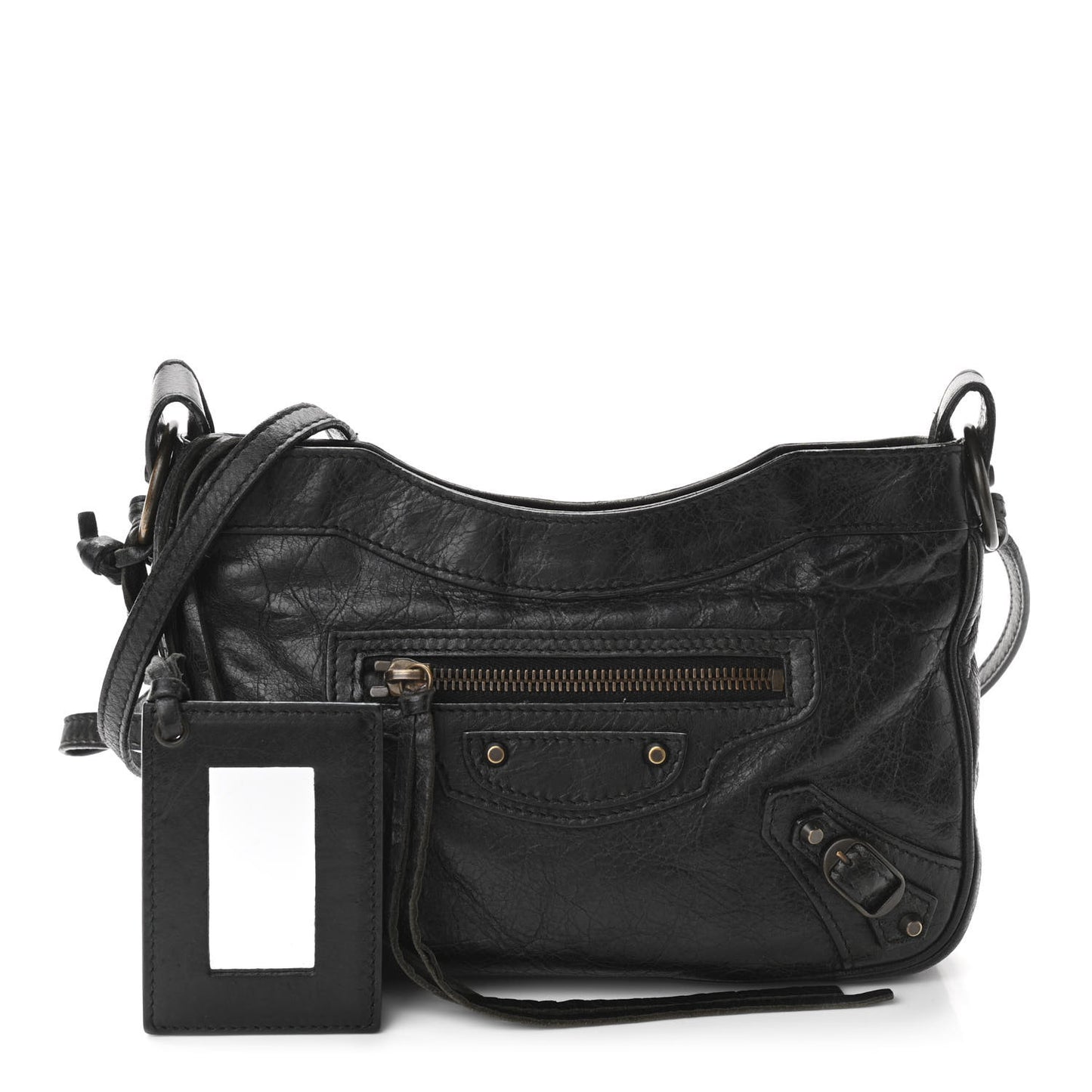 Agneau Classic Hardware Hip Black