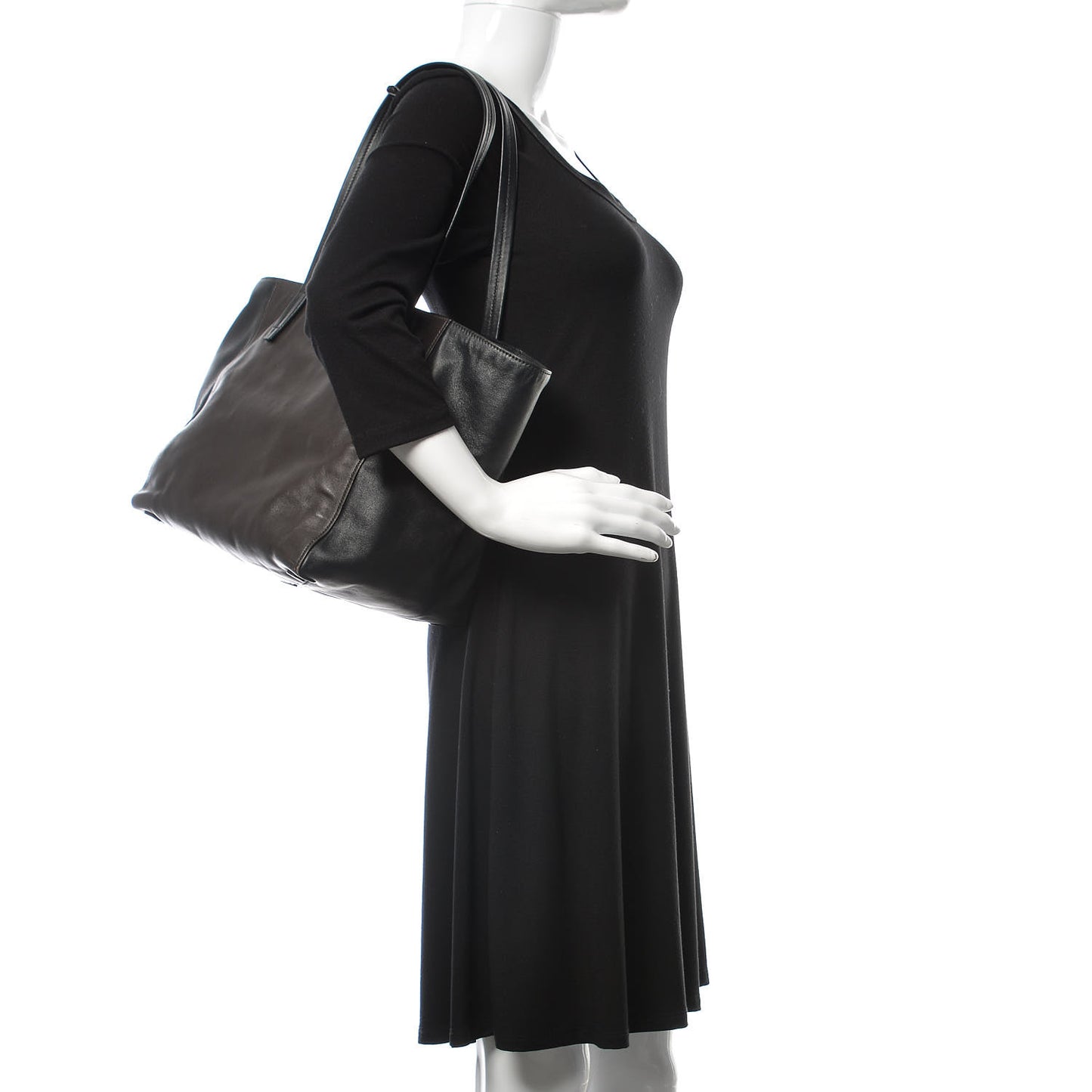 Soft Calf Tote Nero Black