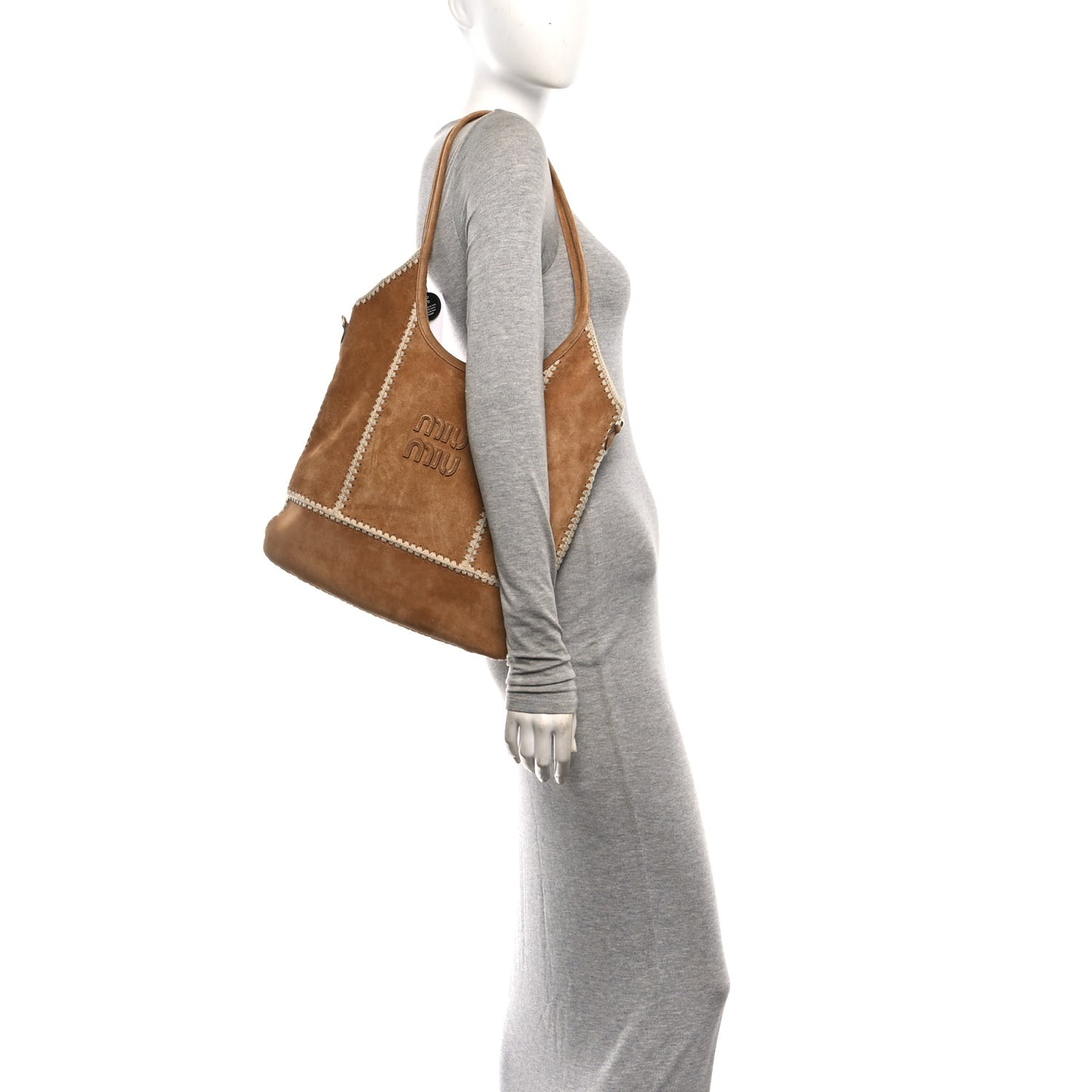 Camoscio Crochet Ivy Tote Cannella