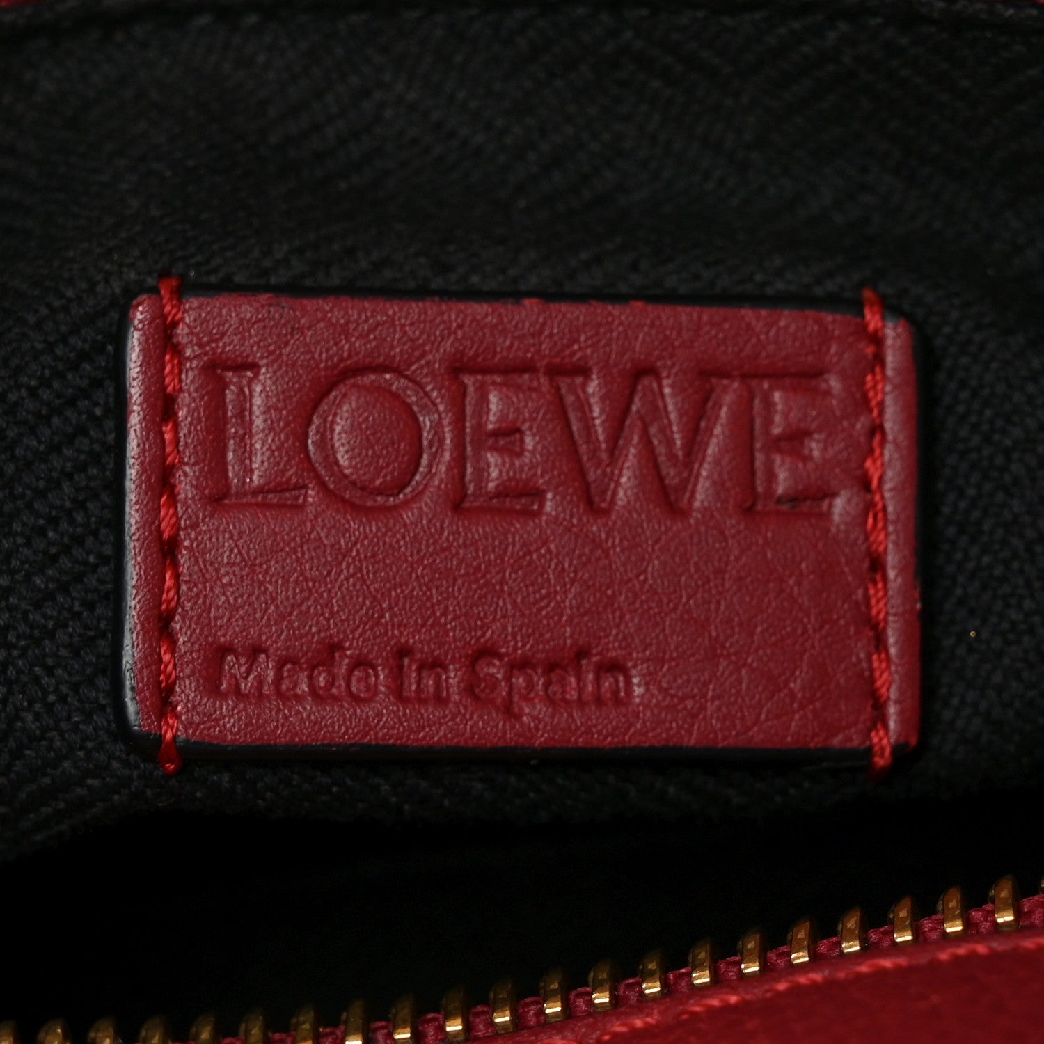 Loewe Calfskin Colorblock Medium Puzzle Bag Red 6 of 9