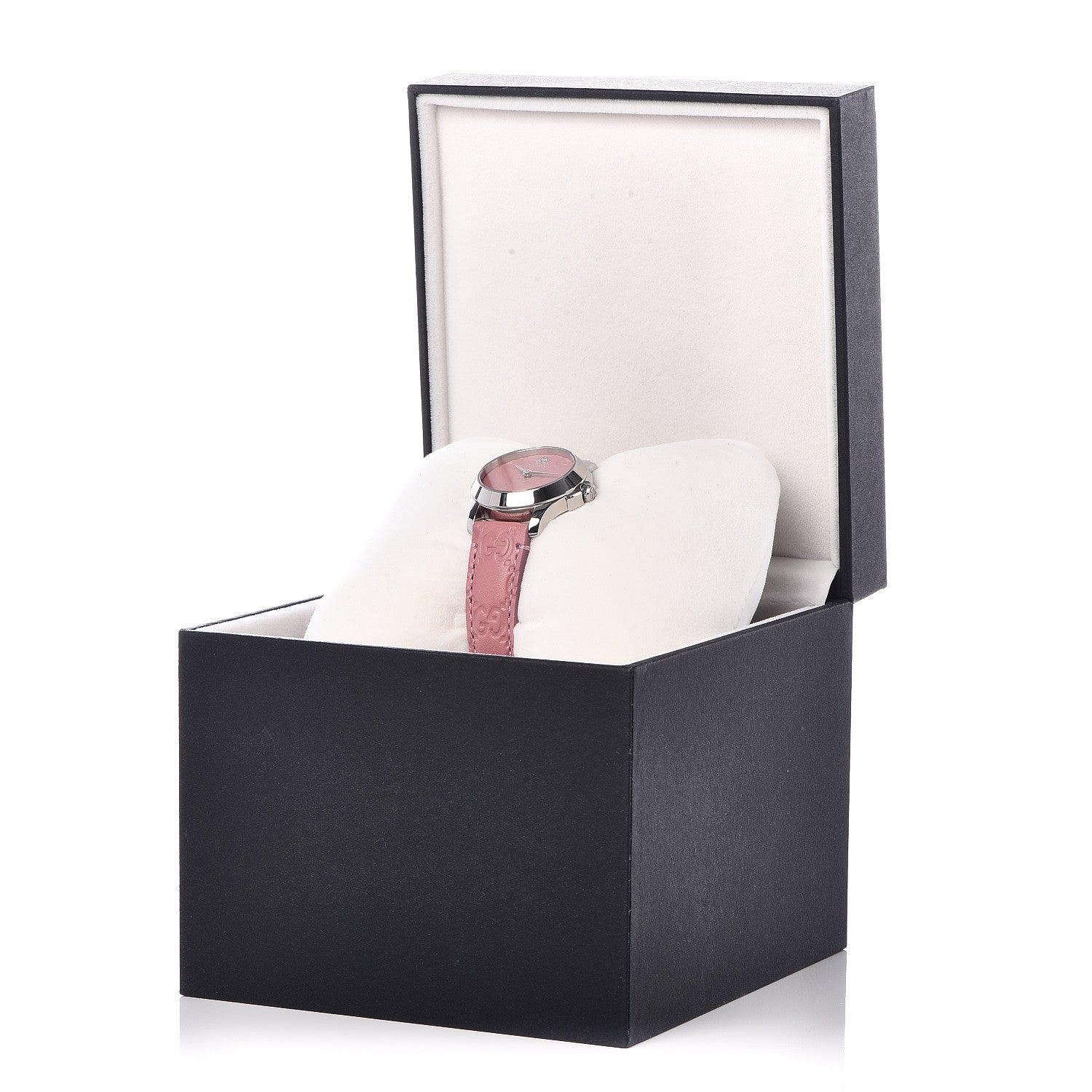 Gucci Stainless Steel Calfskin 27mm G-Timeless Quartz Watch Pink 6 of 6