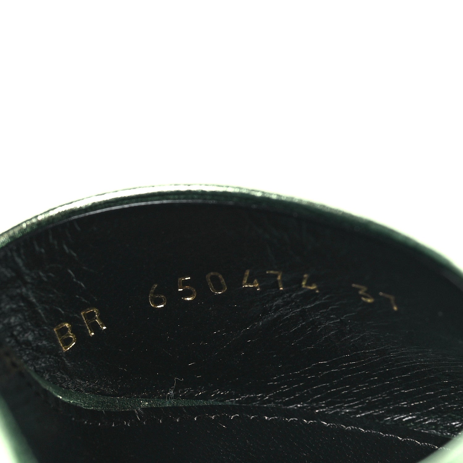 Saint Laurent Metallic Nappa La 16 Mule Sandals 37 Green 10 of 10