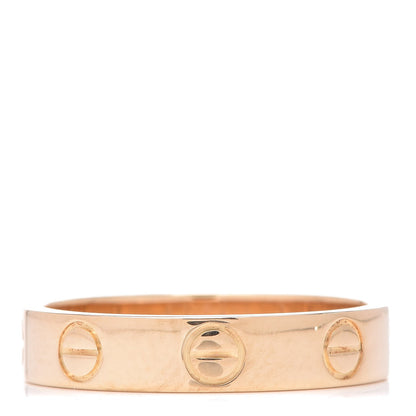 Cartier 18K Yellow Gold 3.5mm LOVE Wedding Band Ring 49 4.75 3 of 5