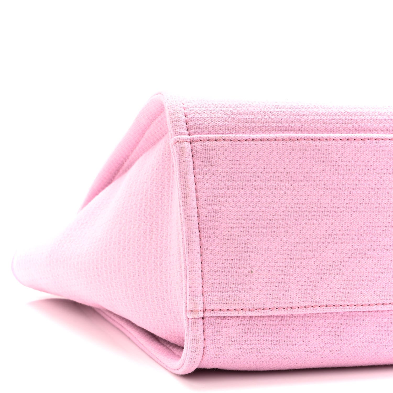 Chanel Mixed Fibers Small Deauville Tote Pink 10 of 11