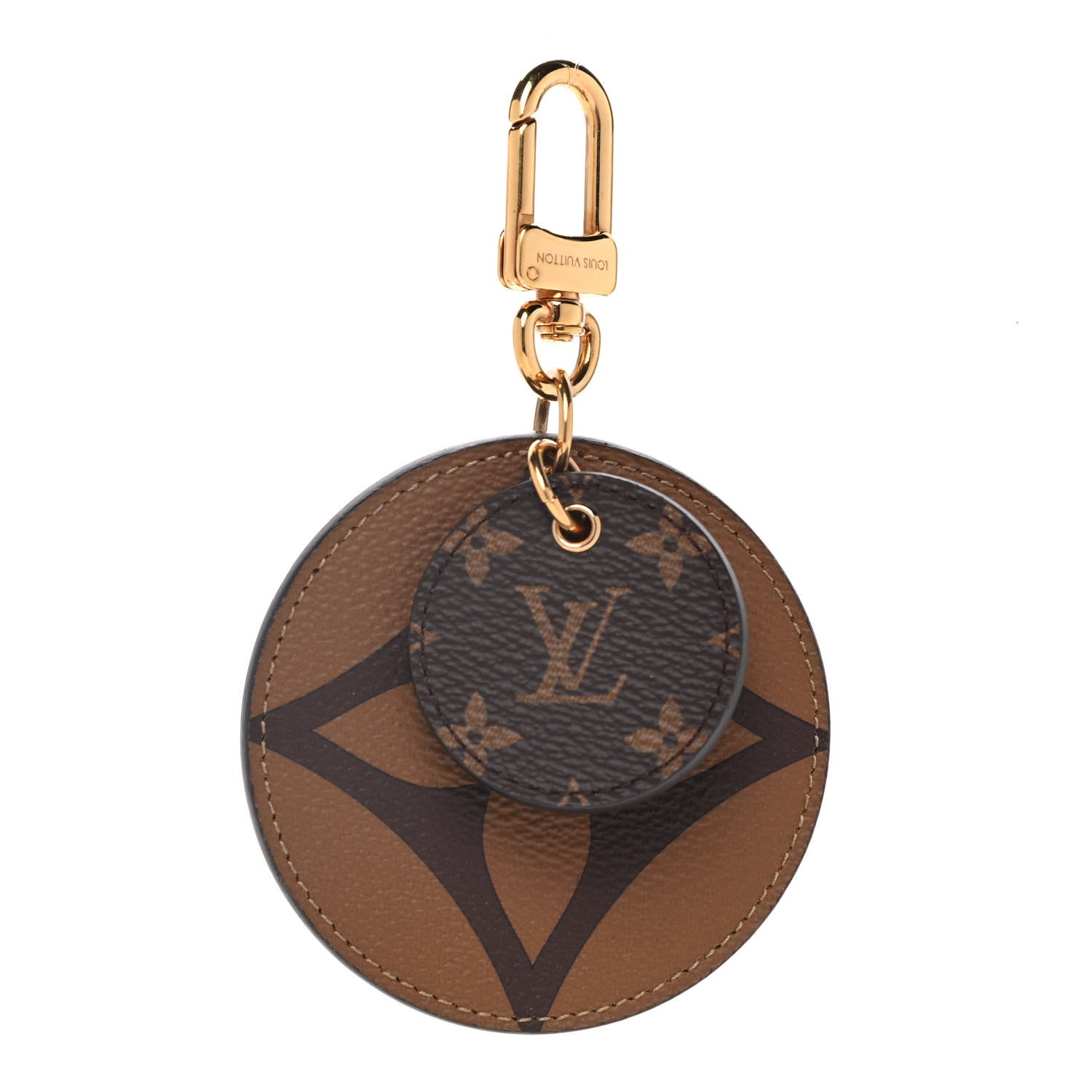 Louis Vuitton Monogram Reverse Key Holder Bag Charm 1 of 5