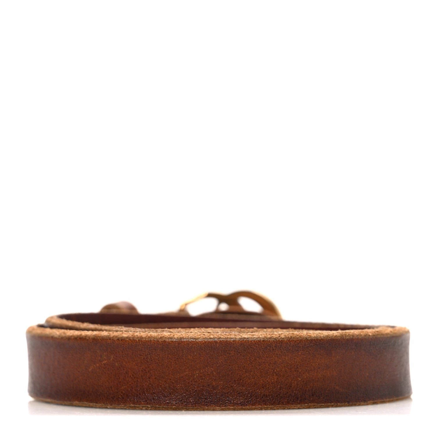 Gucci Faded Calfskin Double G 20mm Belt 70 28 Cuir 2 of 5