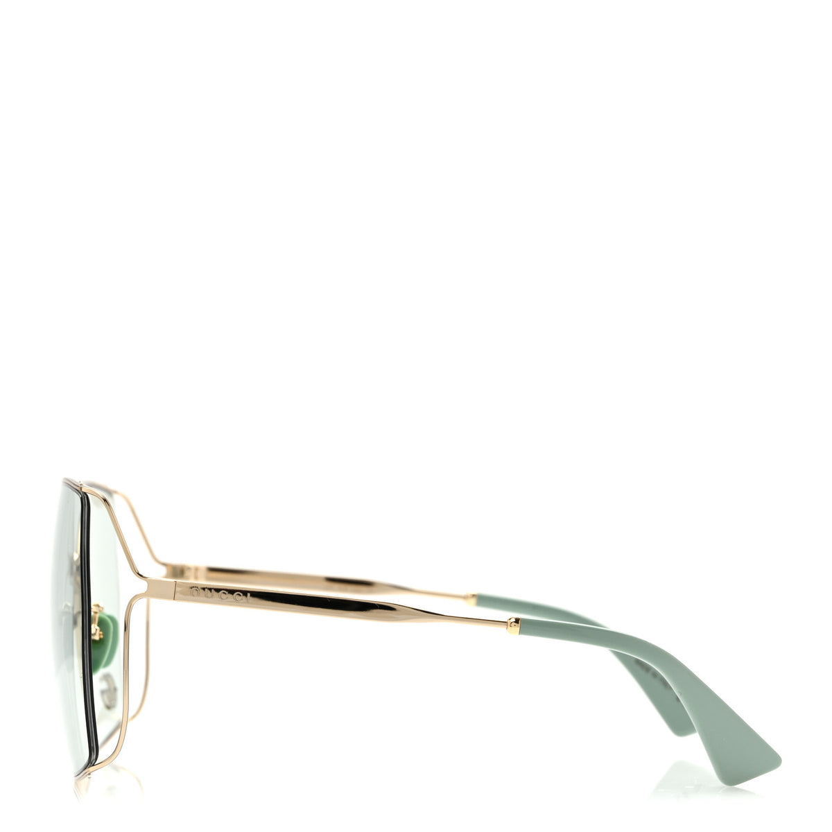 Gucci Metal Sunglasses GG0817S Green 3 of 7