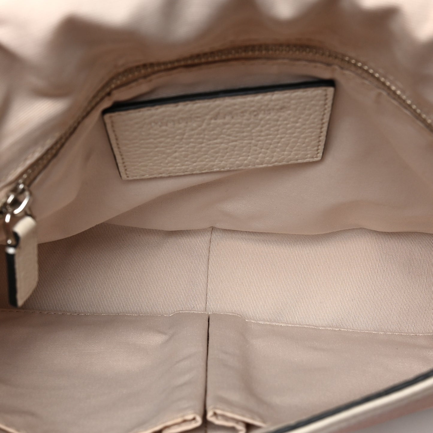 Calfskin Empire City Messenger Crossbody Beige