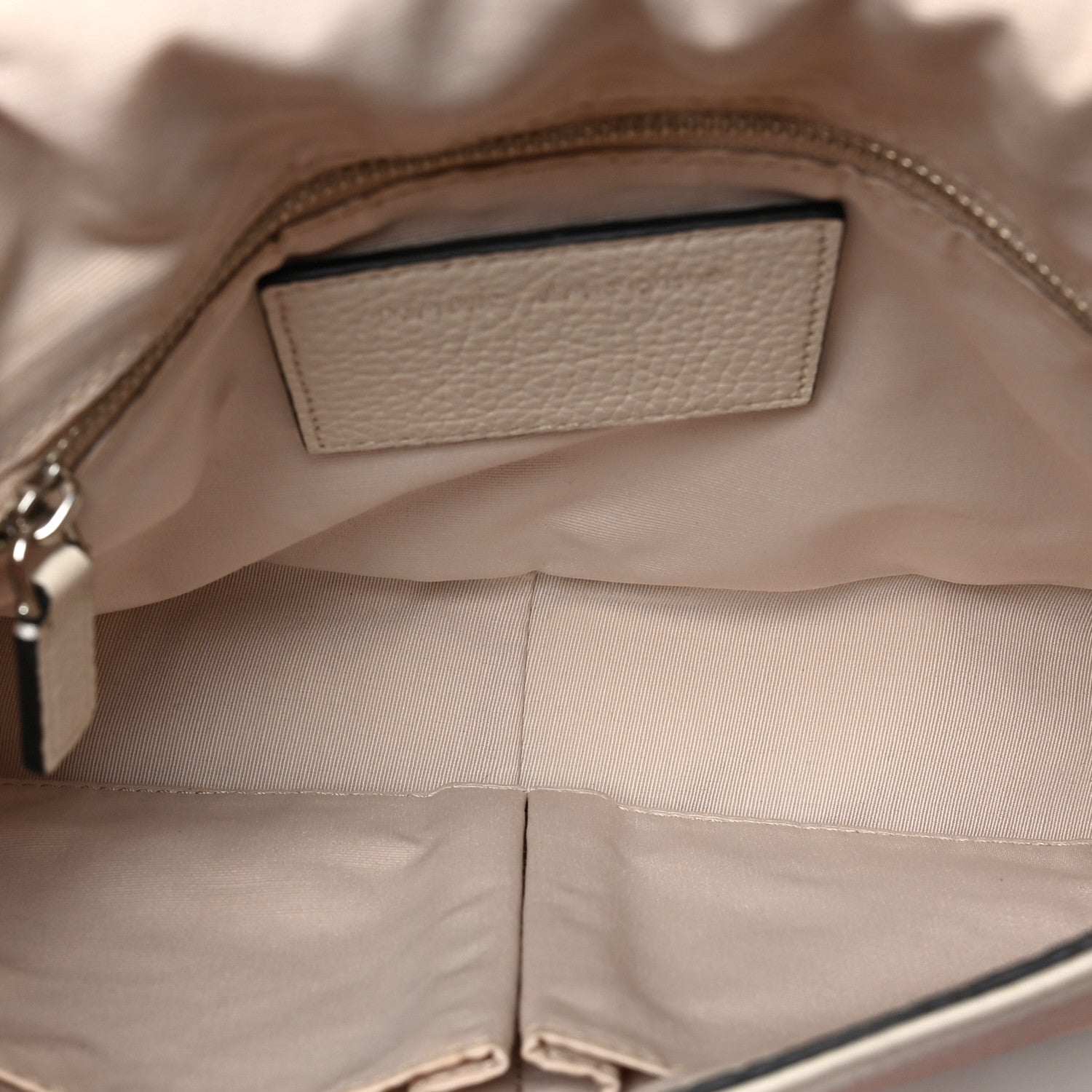 Marc Jacobs Calfskin Empire City Messenger Crossbody Beige 5 of 8