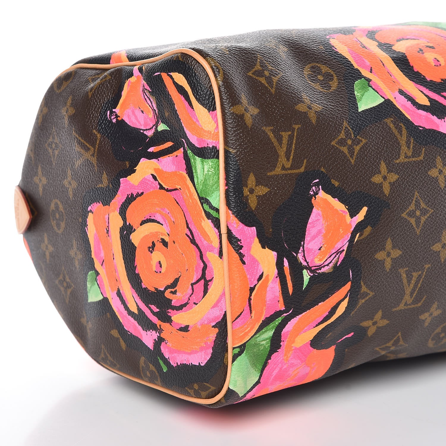 Louis Vuitton Monogram Roses Speedy 30 8 of 9