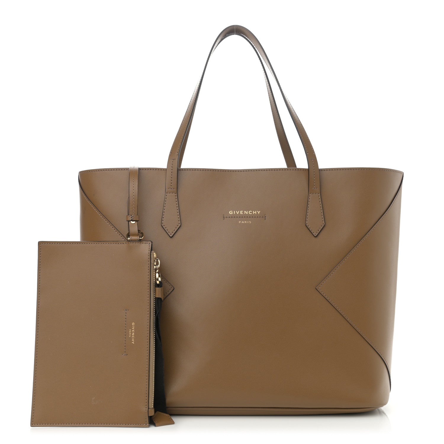 Givenchy Smooth Calfskin Wing Shopper Tote Military Green 1 of 12