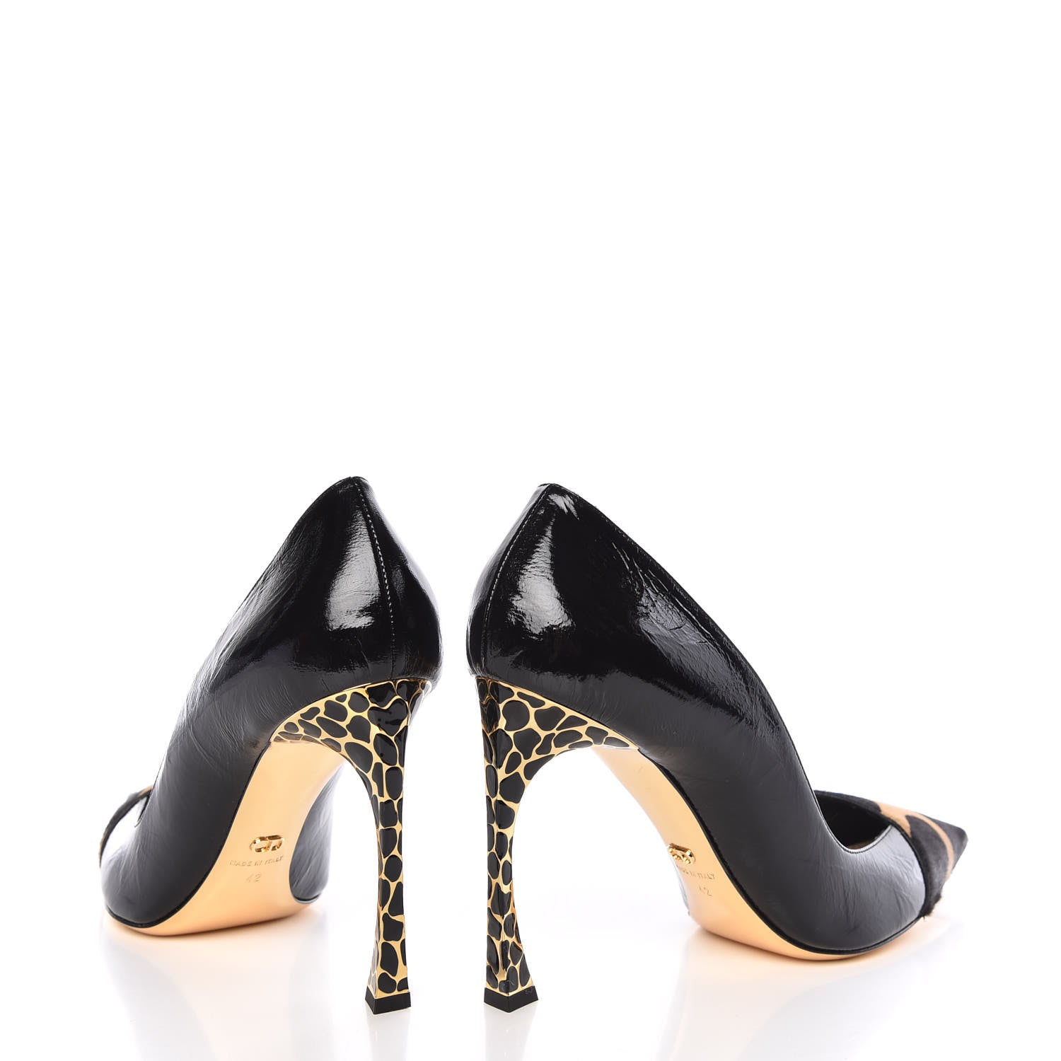 Christian Dior Crinkled Lambskin Songe 100 Pumps 42 Black 5 of 14