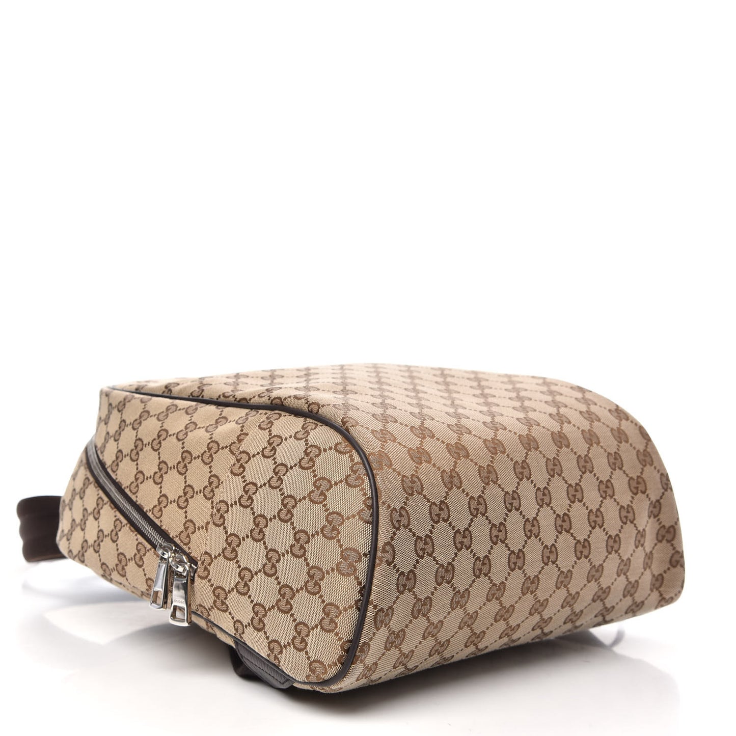 GG Monogram Travel Backpack Dark Brown