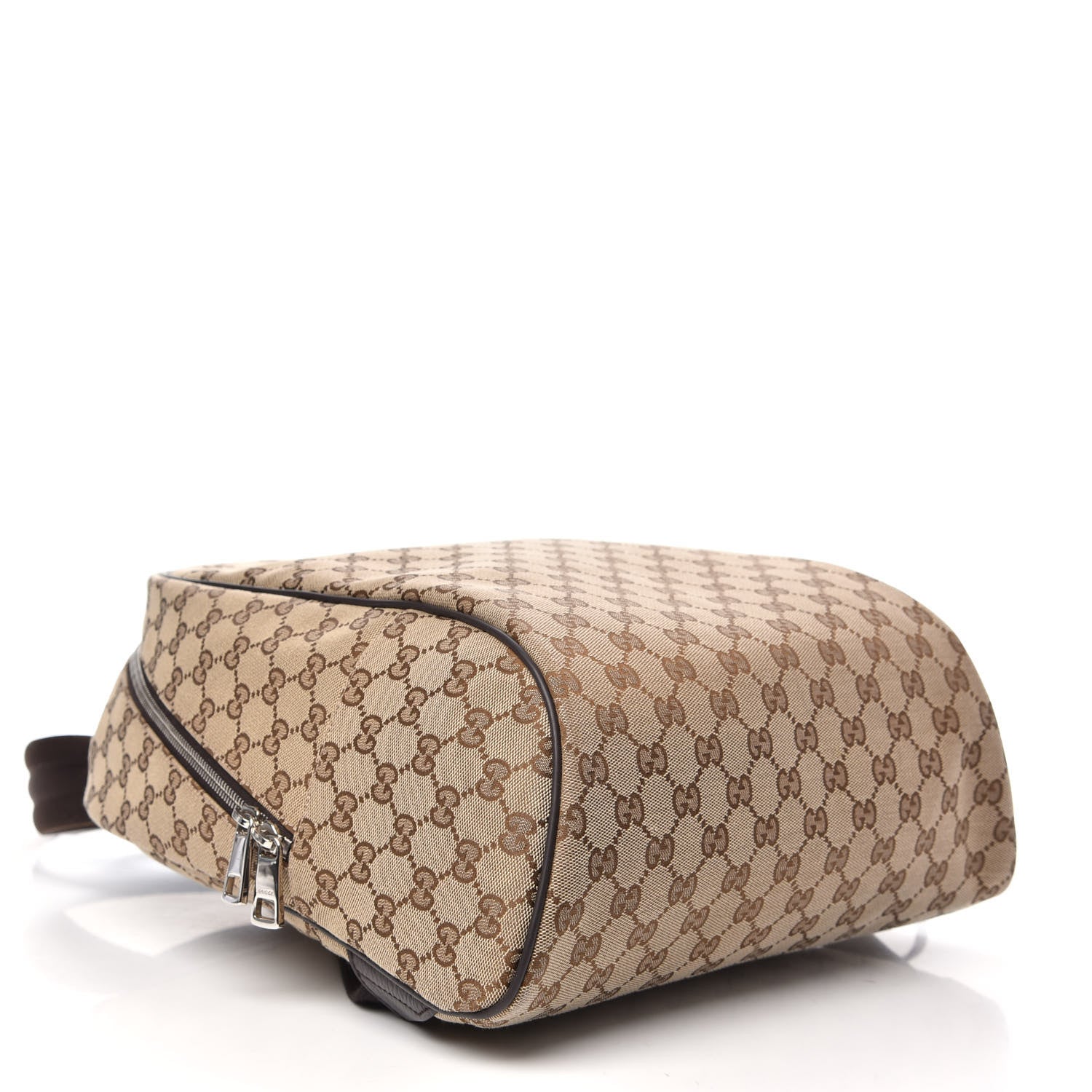 Gucci GG Monogram Travel Backpack Dark Brown 3 of 9